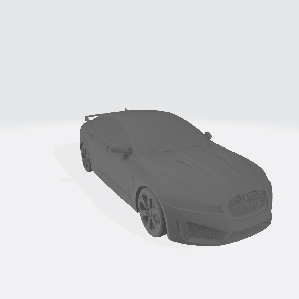 Free STL file Jaguar XFRS 2014・3D printing model to download・Cults